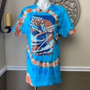 StarWars Ahsoka Tano Custom Tie-Dyed T-Shirt!